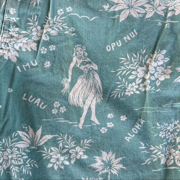 Polo Ralph Lauren Swimwear Hawaiian Hula Girl Swim Trunks Size 34 Luau Tropical - Picture 4 of 12